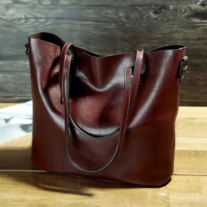 WW | Zeitlose Weinlese Lederhandtasche