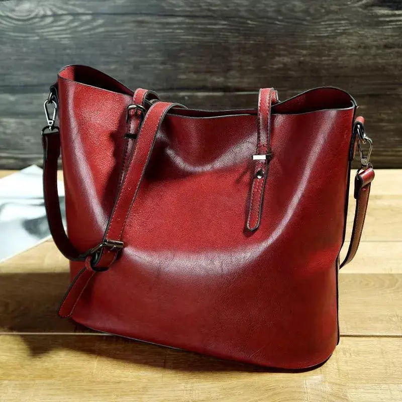 WW | Zeitlose Weinlese Lederhandtasche