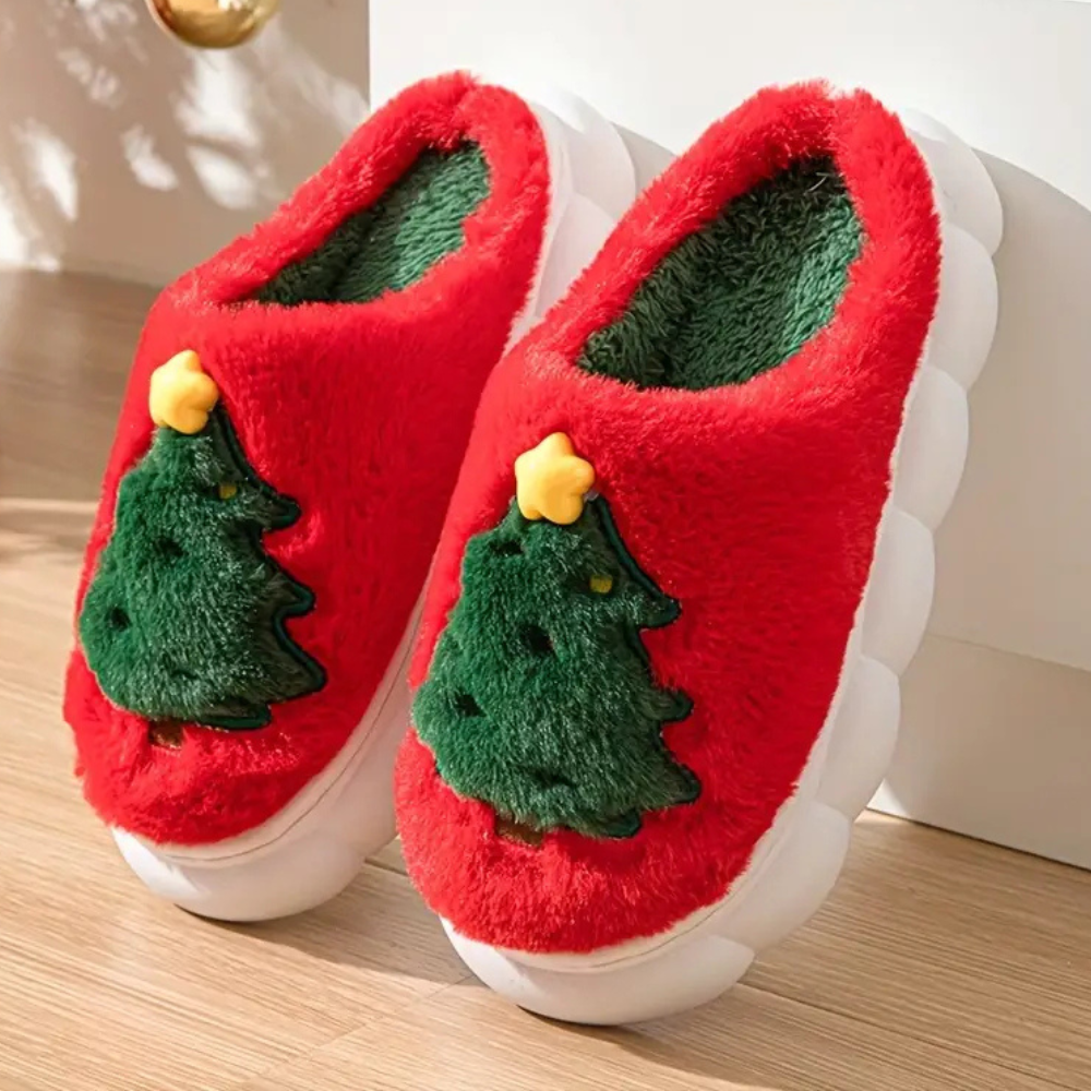WW | Weiche Weihnachtshausschuhe Für Frauen