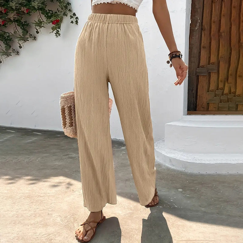 Merche | Elegante Luftige Sommerhosen Damen Mit Weitem Bein