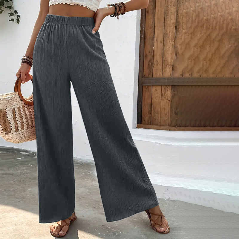 Merche | Elegante Luftige Sommerhosen Damen Mit Weitem Bein