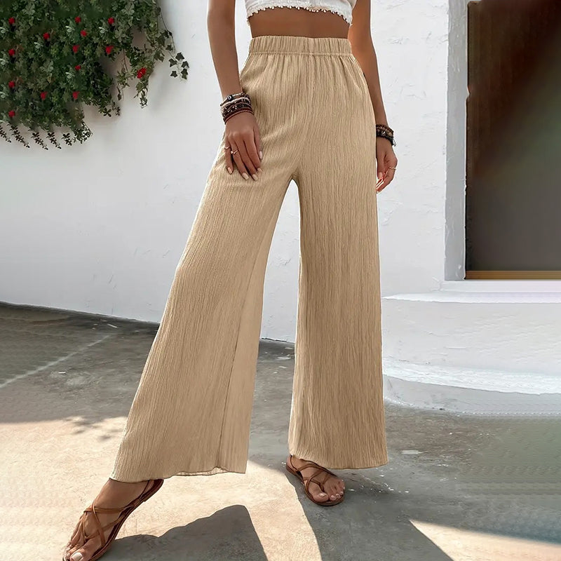 Merche | Elegante Luftige Sommerhosen Damen Mit Weitem Bein