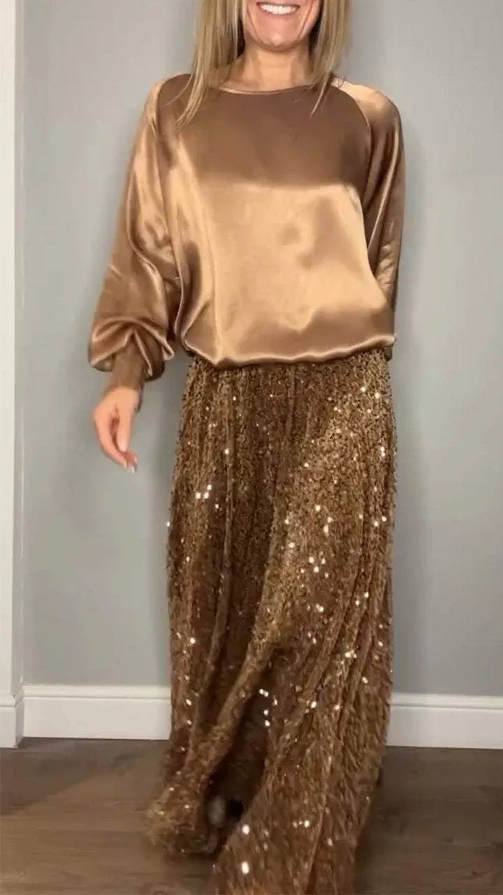 WW | Zweiteiliges Damen Ensemble Aus Mercerisierter Baumwolle