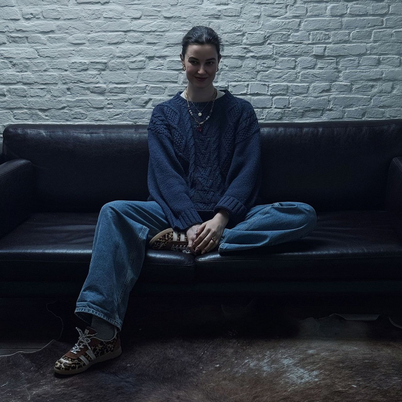 Damen gemütlicher Strickpullover Merchesia