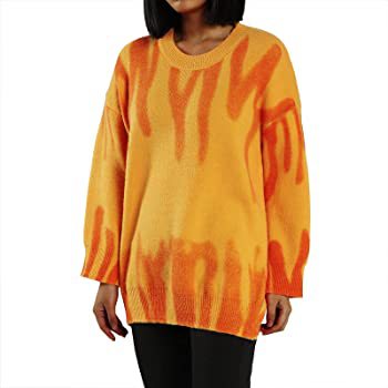 Damen Lässiger Pullover mit modernem Abstract-Design und oversized Passform Merchesia