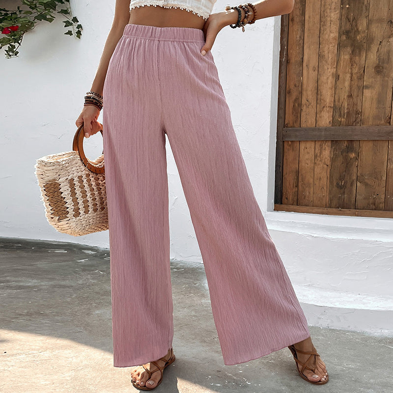 Merche | Elegante Luftige Sommerhosen Damen Mit Weitem Bein