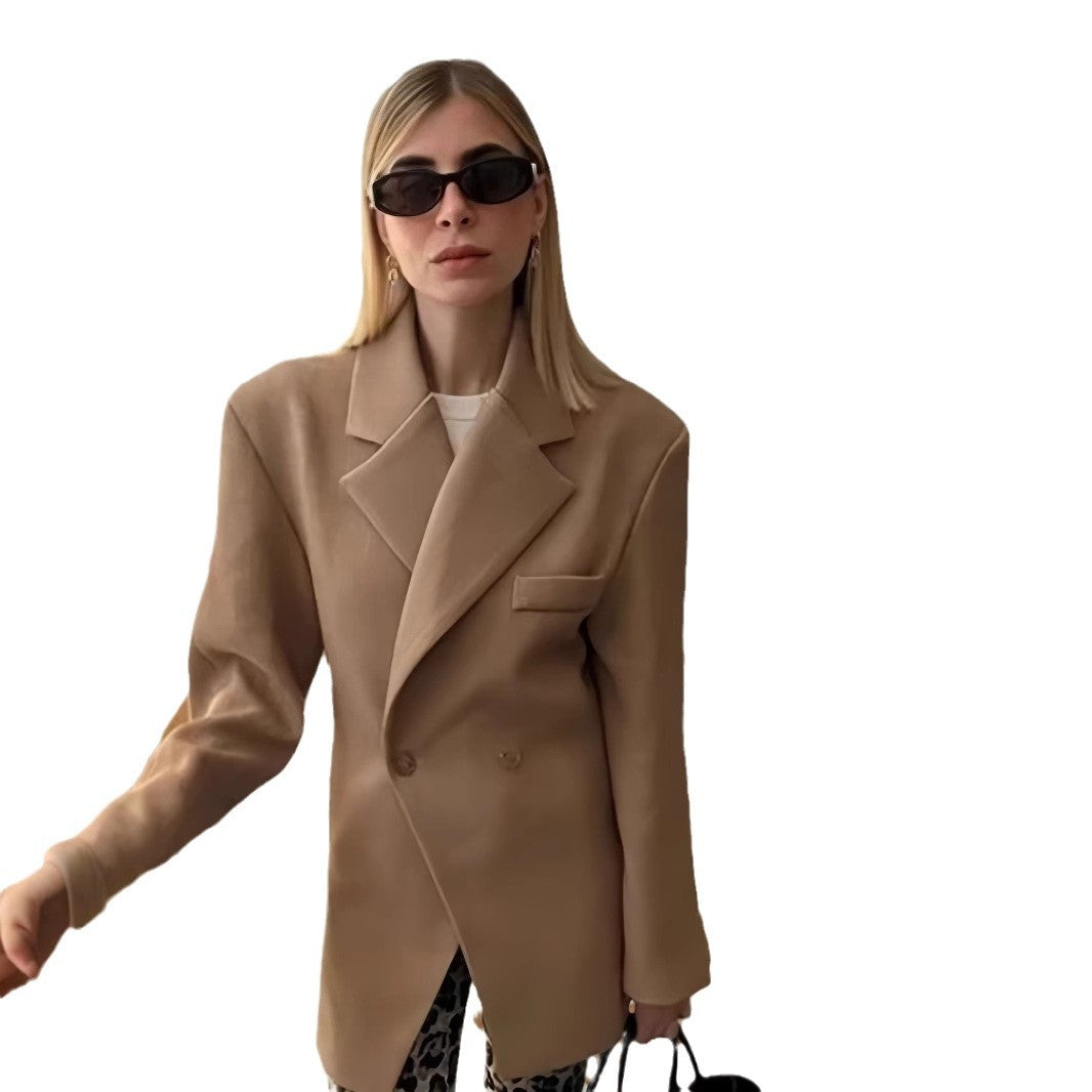 Damen Eleganter Oversized Blazer Merchesia