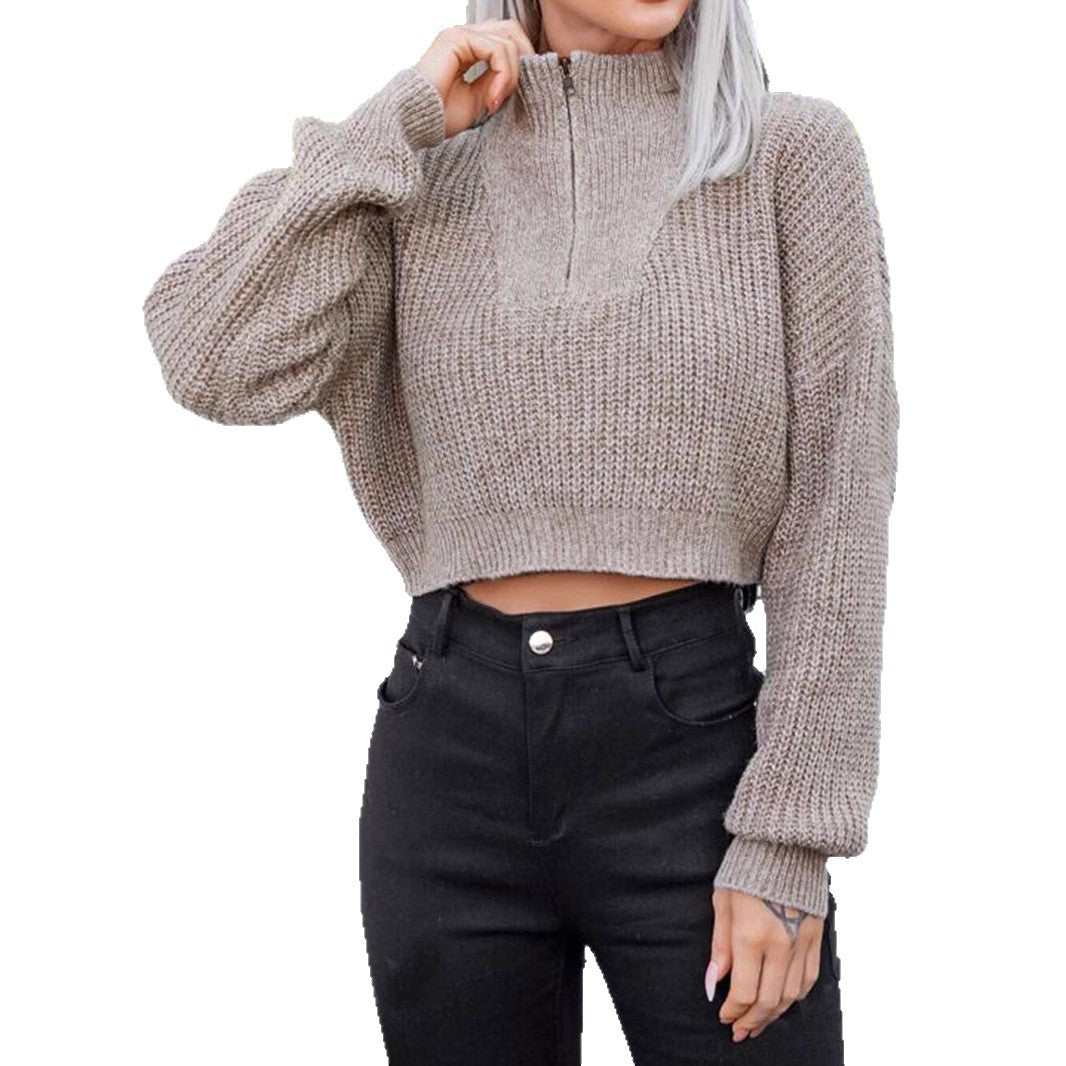 Damen lockerer Strickpullover Merchesia