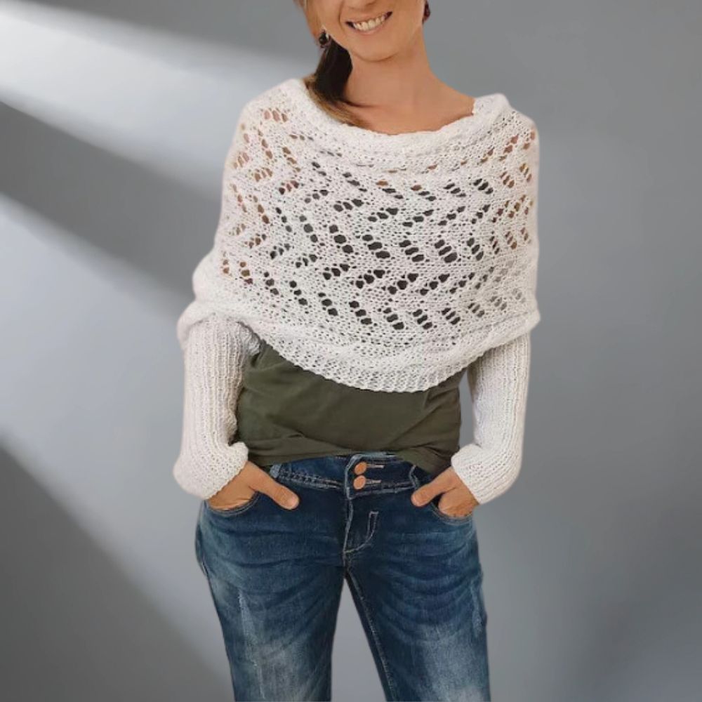 WW | Wärme Und Komfort Luxuriöser Schal Mit Drapierung Und Design