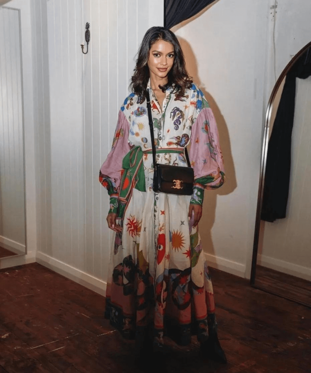 WW | Zeitloses Italienisches Kleid Mit Eleganz