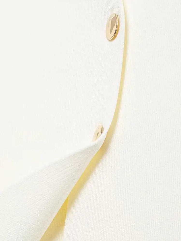 Merche | Lässiges einfarbiges Strickoberteil für Frauen