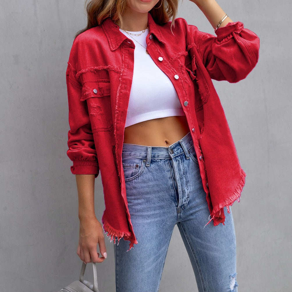 WW | Zerrissene Jeanjacke