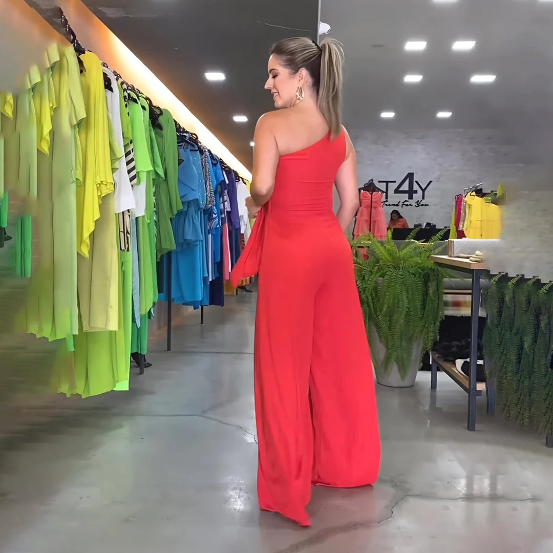 Merche Jumpsuit mit einem einzigen Schulterriemen
