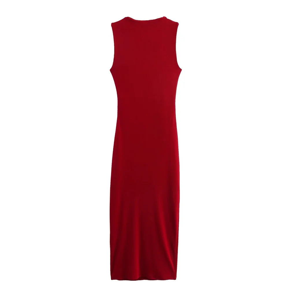 Merche - Kleid - Schmale Passform - Gefaltetes Garn - Sommer