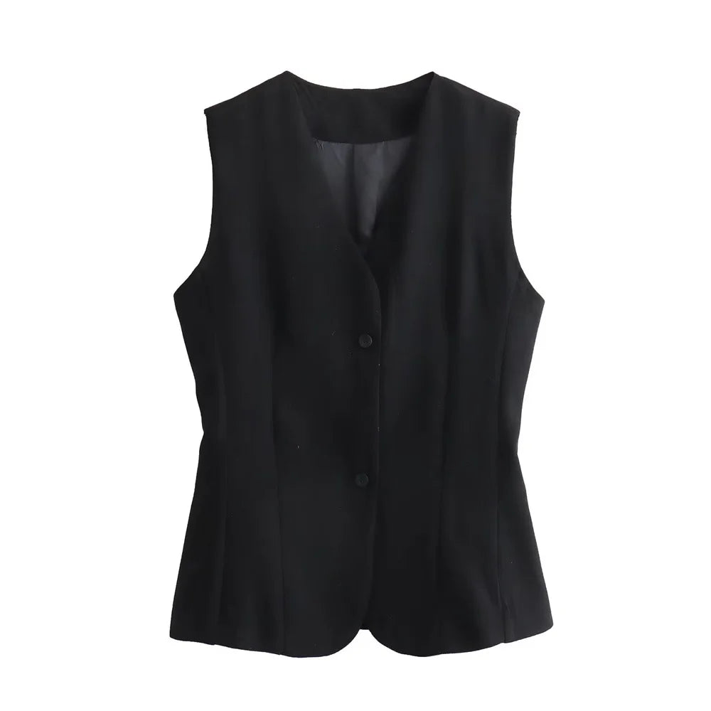 Merche - Tank Top und Rock Set - Schnallenverzierung Slim Fit - Casual