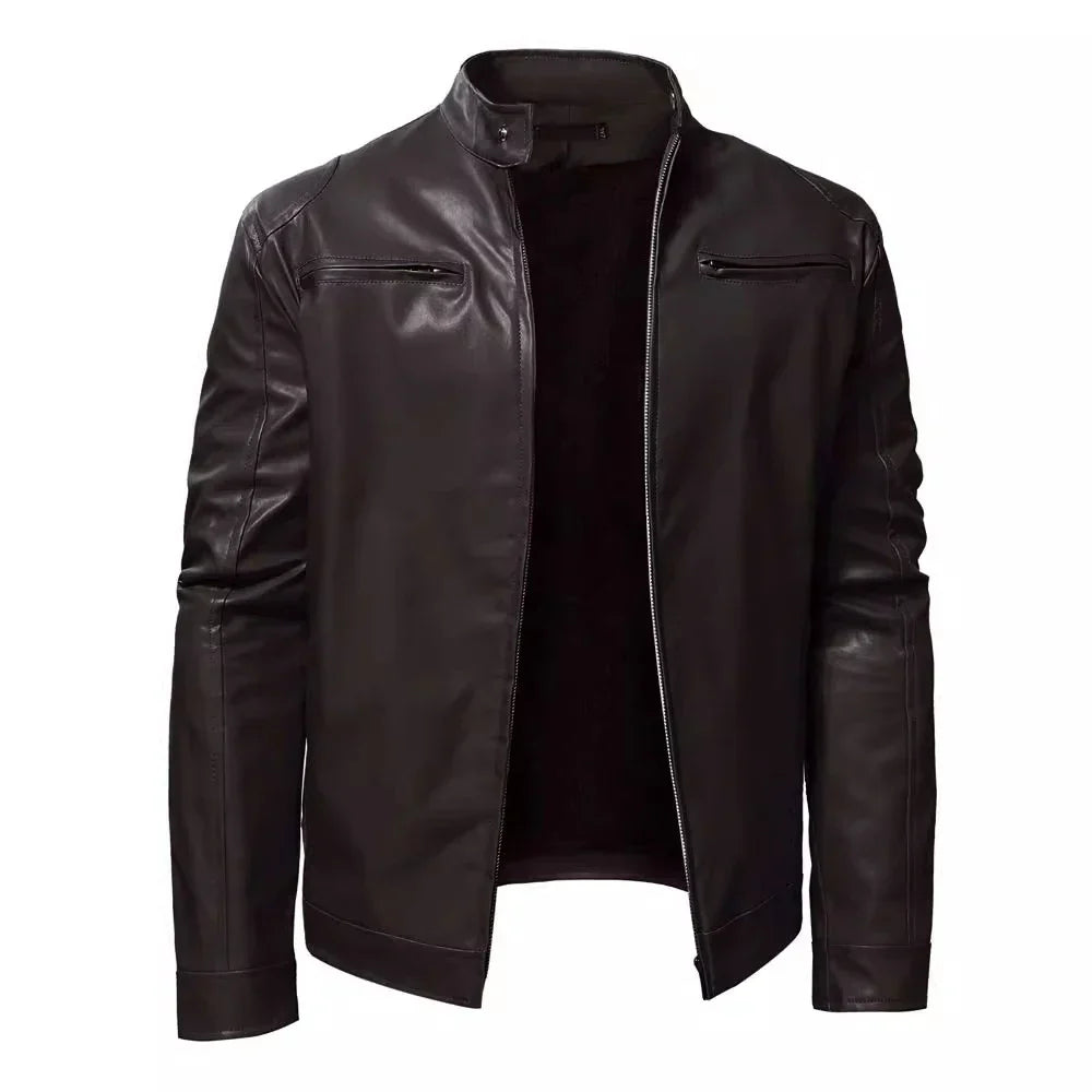WW | Zeitlose Lederjacke Mit Biker Flair
