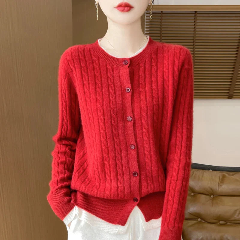 WW | Weicher Strickjacke