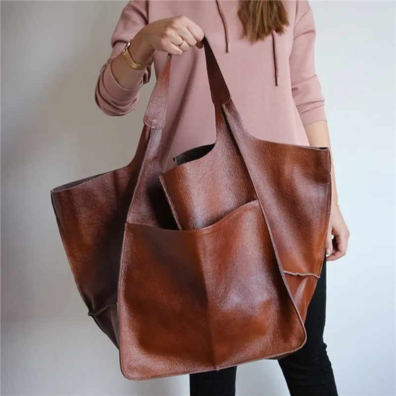 WW | Zeitlose Lederhandtasche