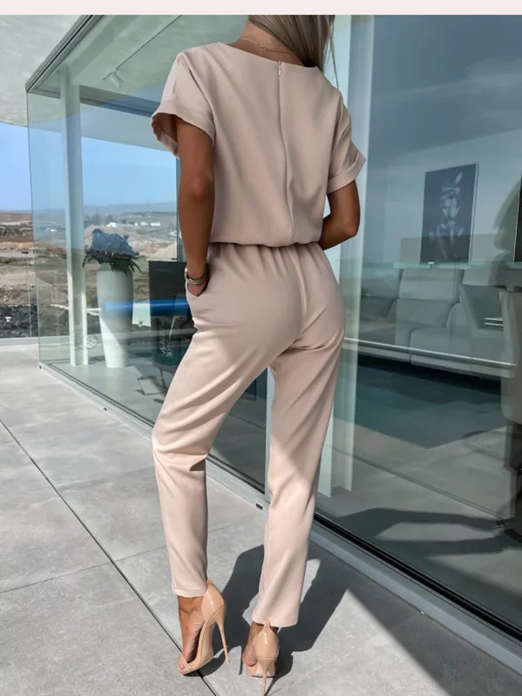 Merche Patty Jumpsuit mit fester Farbe
