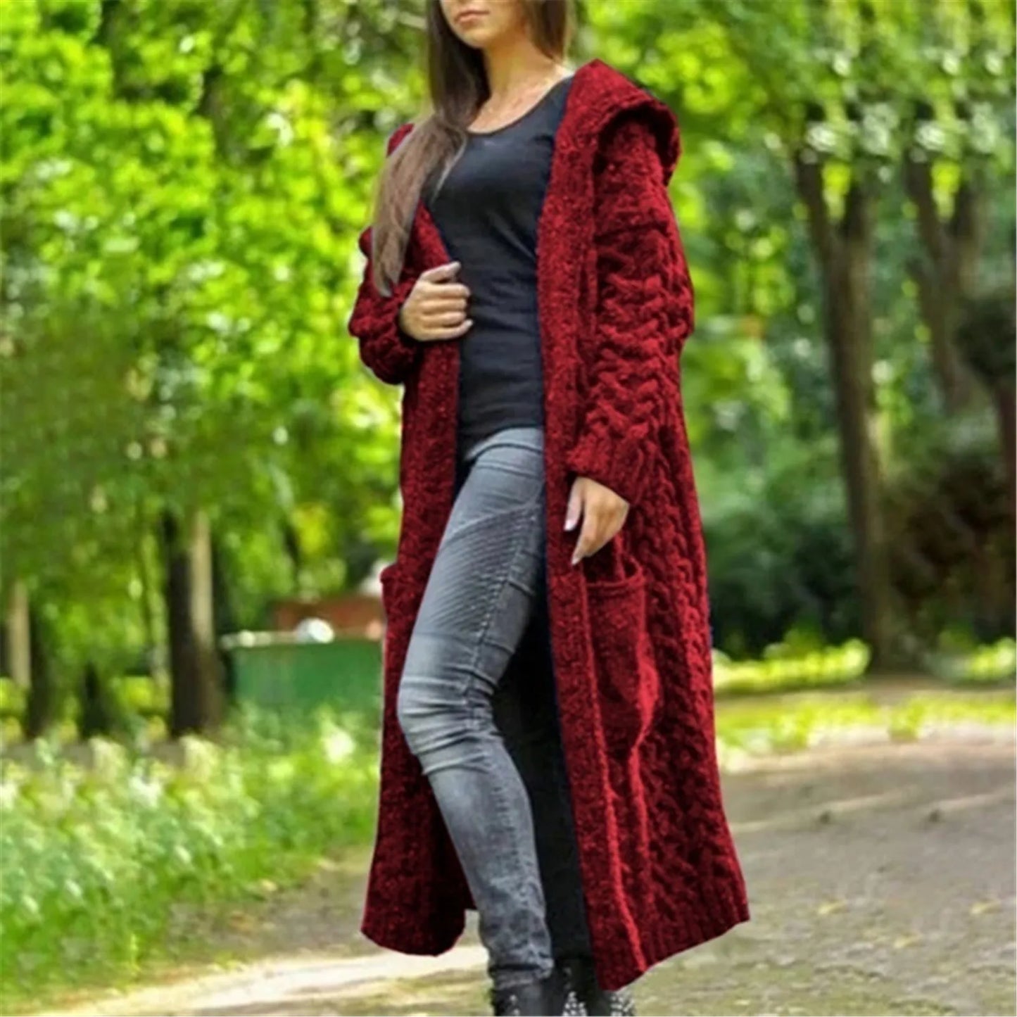 WW | Weicher Strick Strickjacke Für Damen