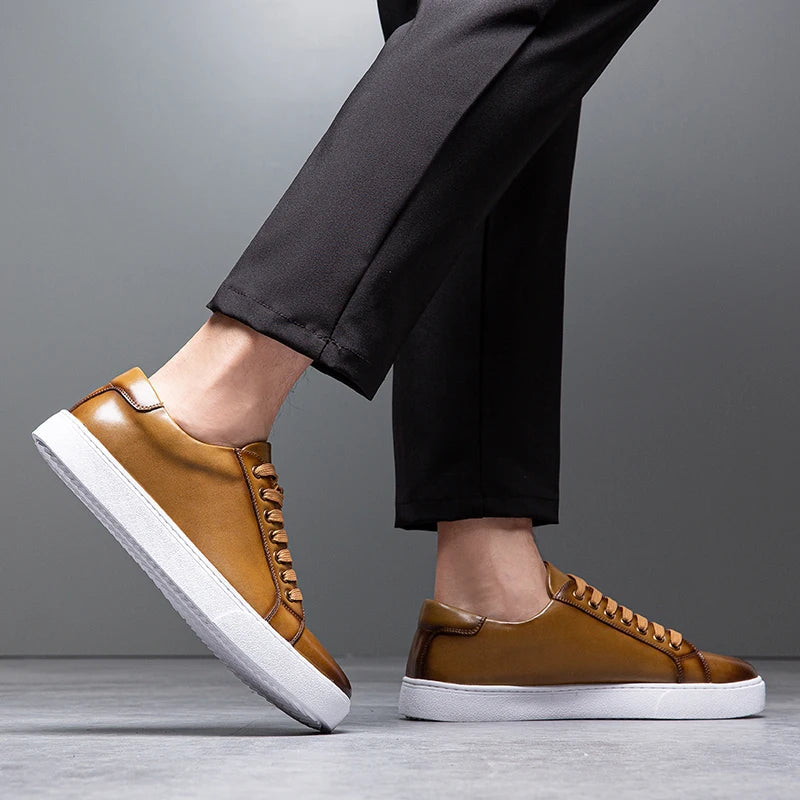 Edler Leder-Sneaker