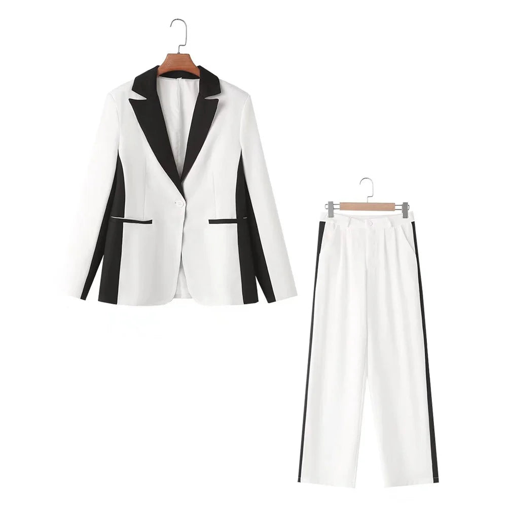 Merche - Outfit-Sets - Polyester - Jacke - Weite Hosen - Sommer