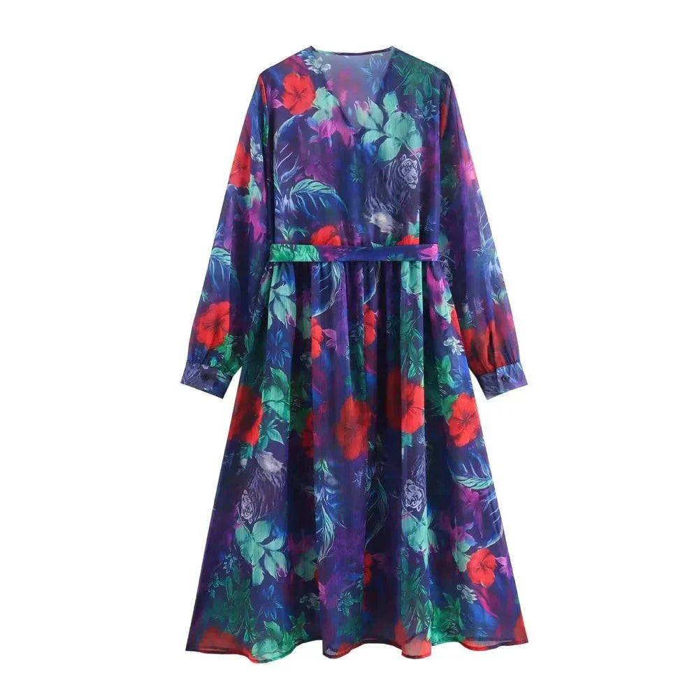 Merche - Kleid - Spitze - Locker - Blumen - Herbst