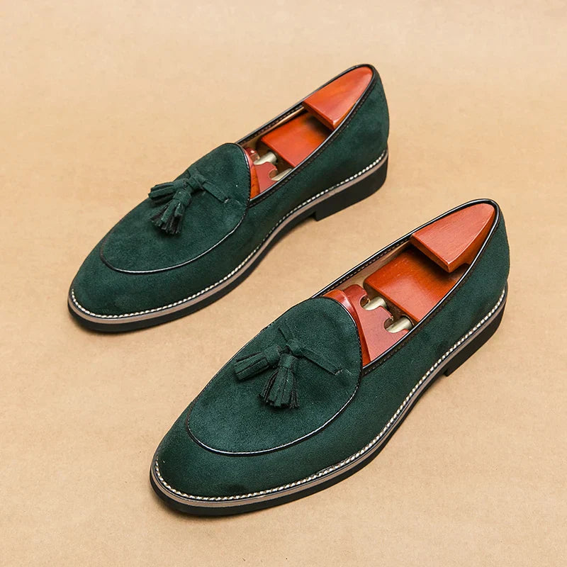 Comfort - Wildleder-Loafer mit Quasten