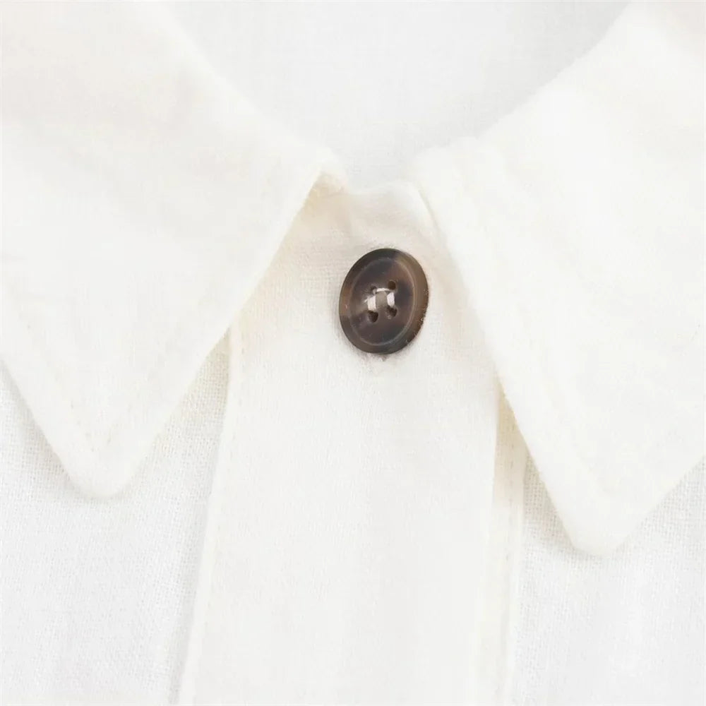 Merche - Kleid - Langarm - Leinengürtel - Herbst