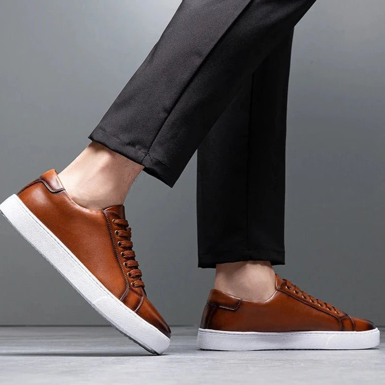 Edler Leder-Sneaker