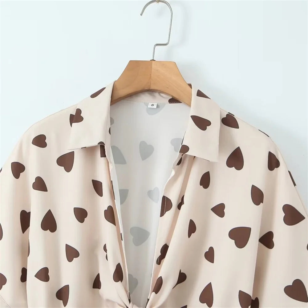 Merche - Kleid - Eng anliegend, Pendeln - Innenfutter, Love Print - Herbst