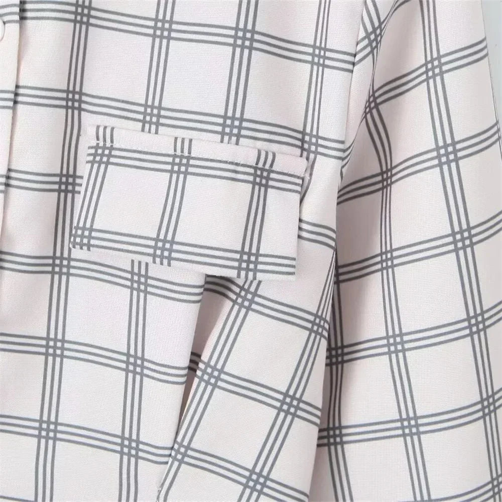 Merche - Kleid - Polokragen, kariert - Casual - Herbst