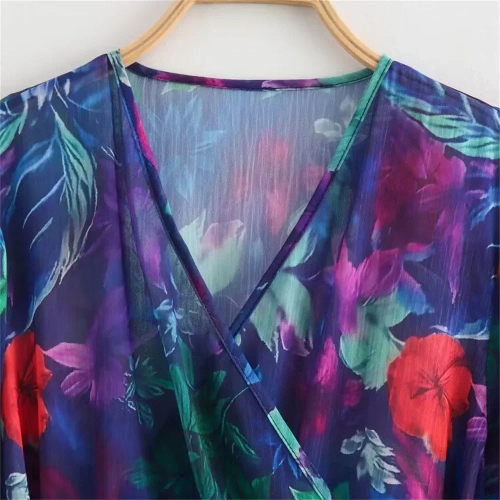 Merche - Kleid - Spitze - Locker - Blumen - Herbst