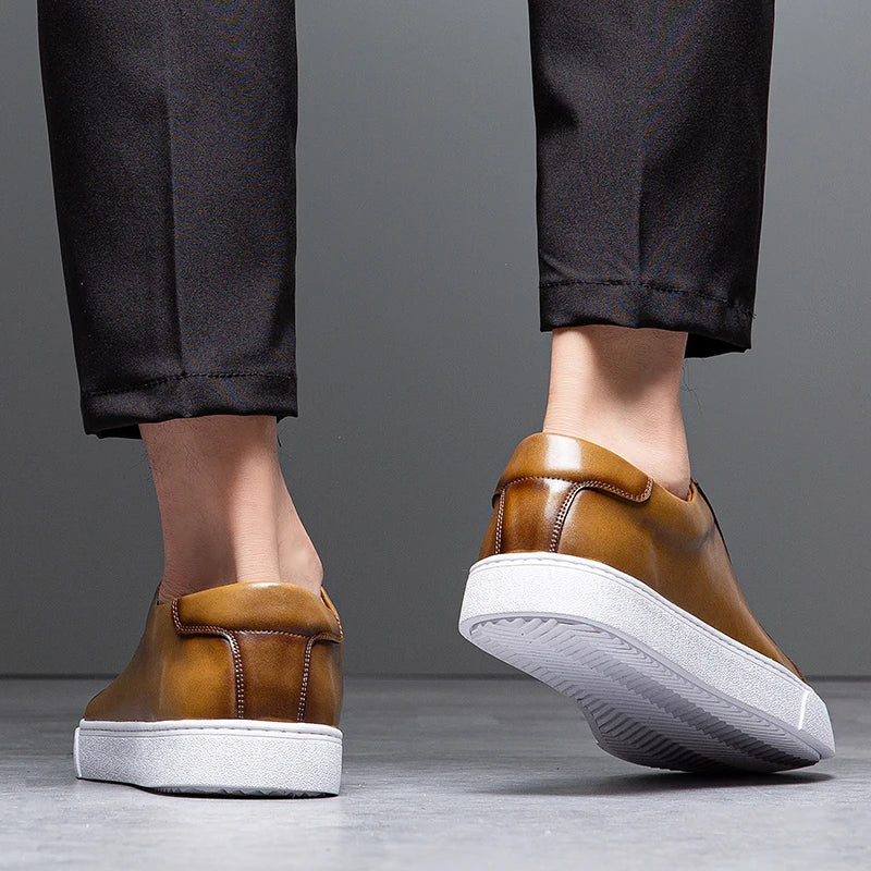 Edler Leder-Sneaker