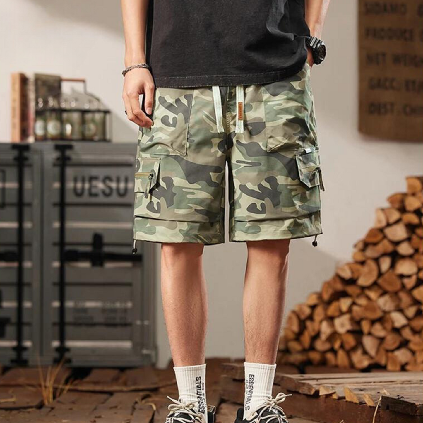 Clayton - Camouflage-Shorts