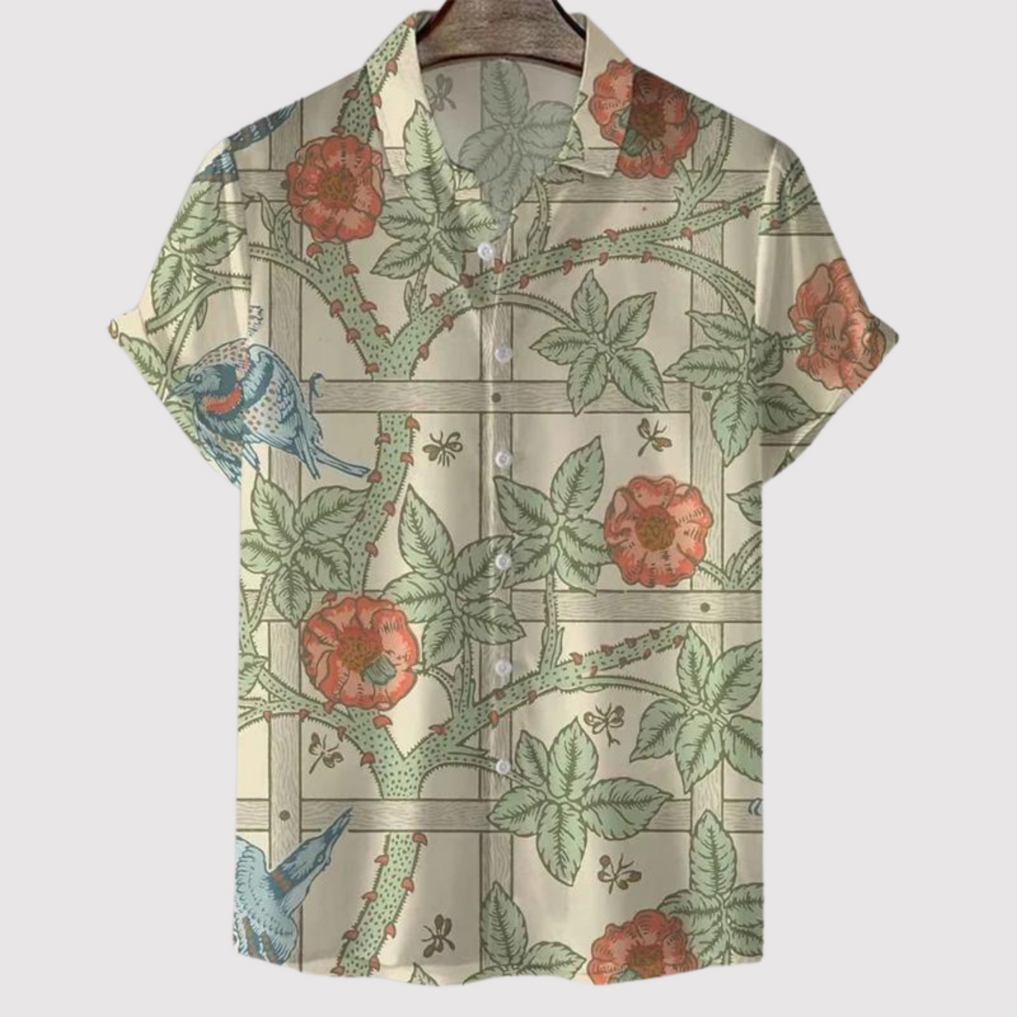 Edmund - Hemd mit Vintage-Print