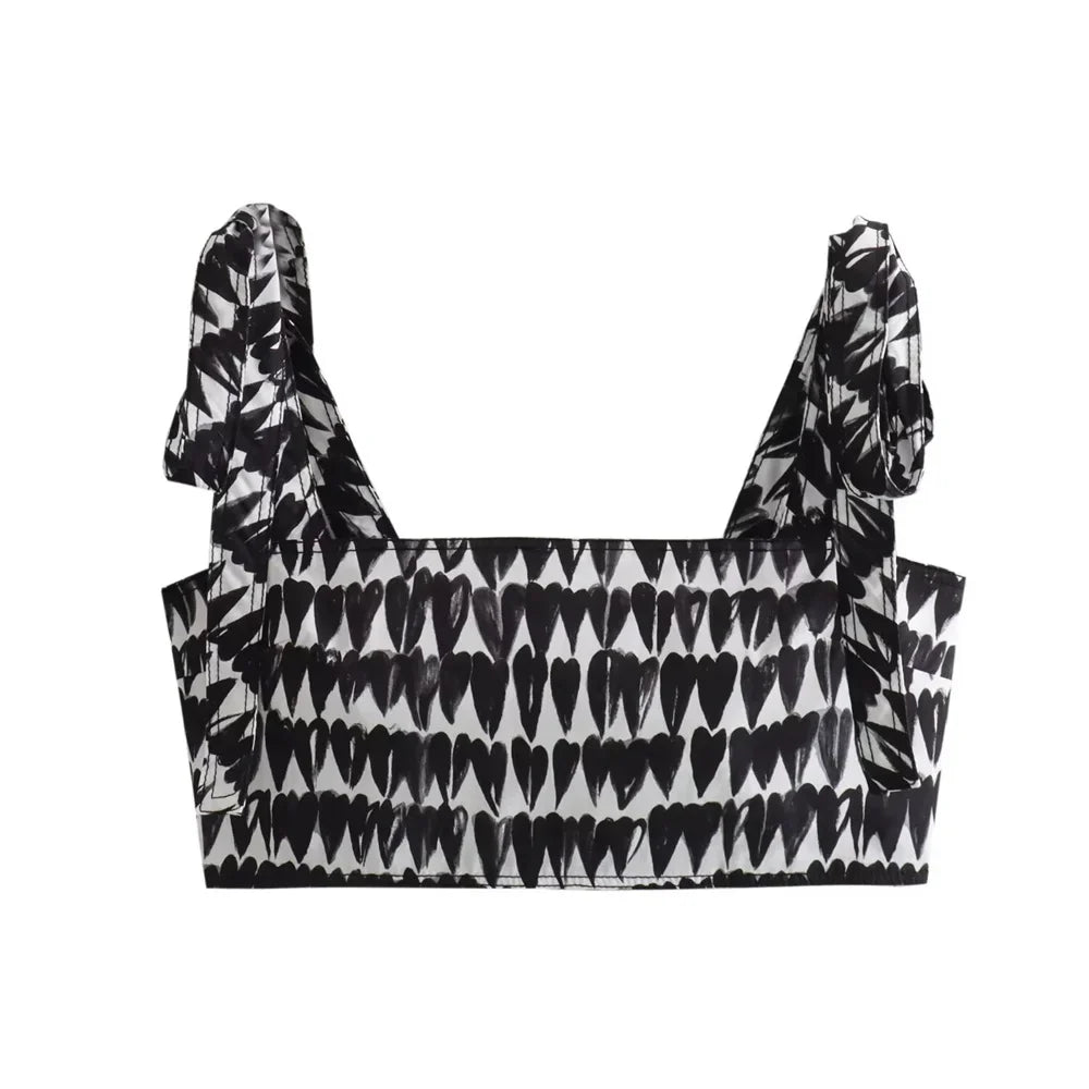 Merche - Set - Schleifen-Tanktop und weiter Rock - Sommer