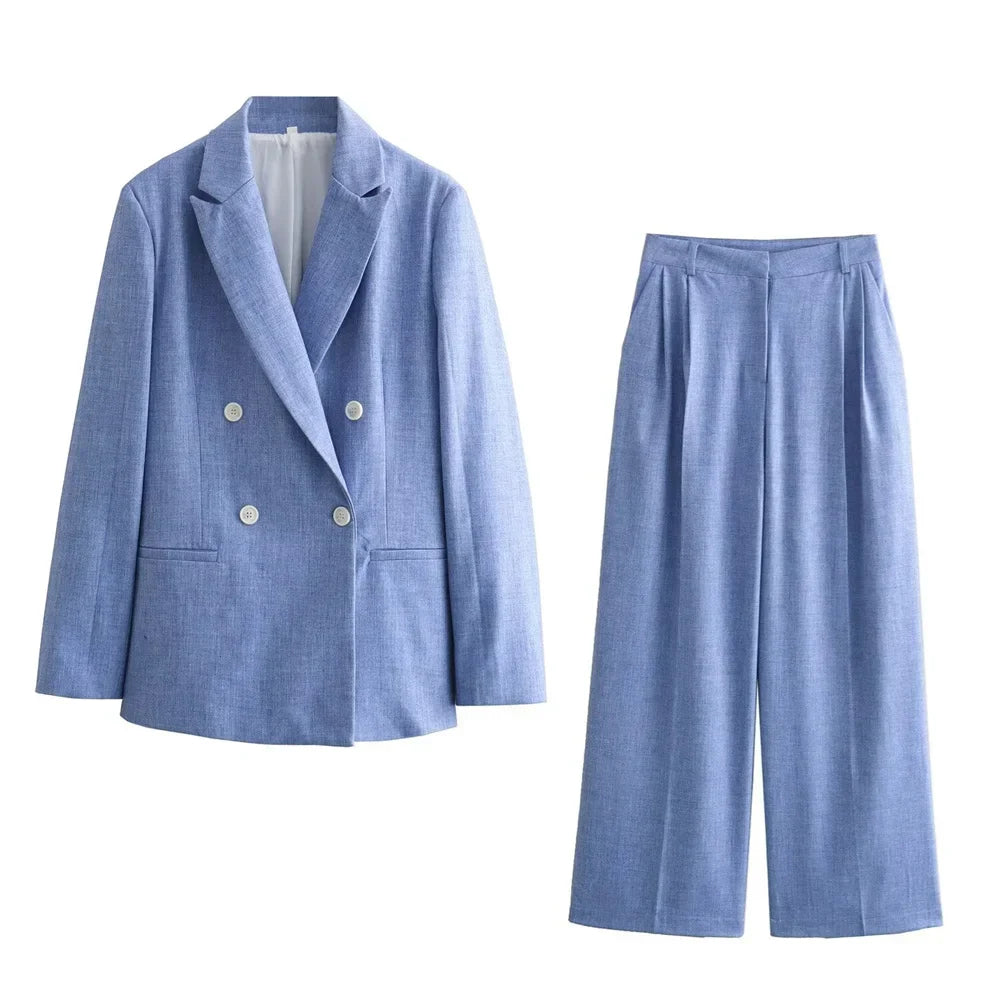 Merche - Outfit-Sets - Polyester - Jacke - Bundfaltenhose - Sommer