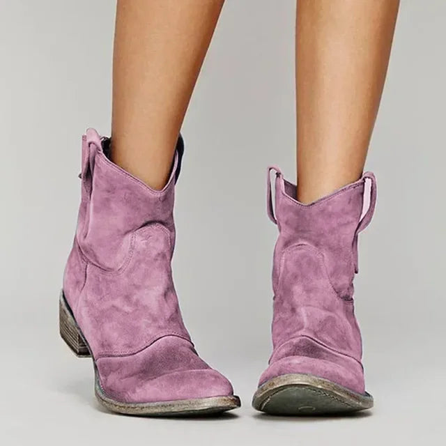 WW | Weinlese Cowboy Stiefeletten Für Frauen