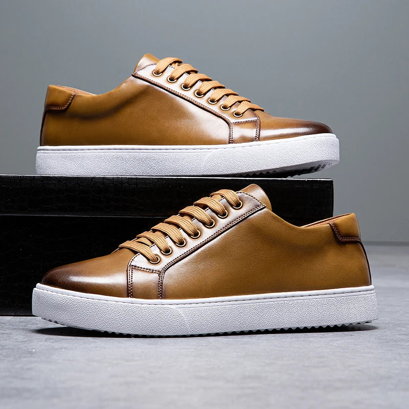 Edler Leder-Sneaker
