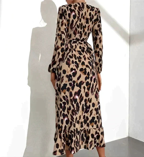 Merche Sommerkleid mit Leopardenmuster