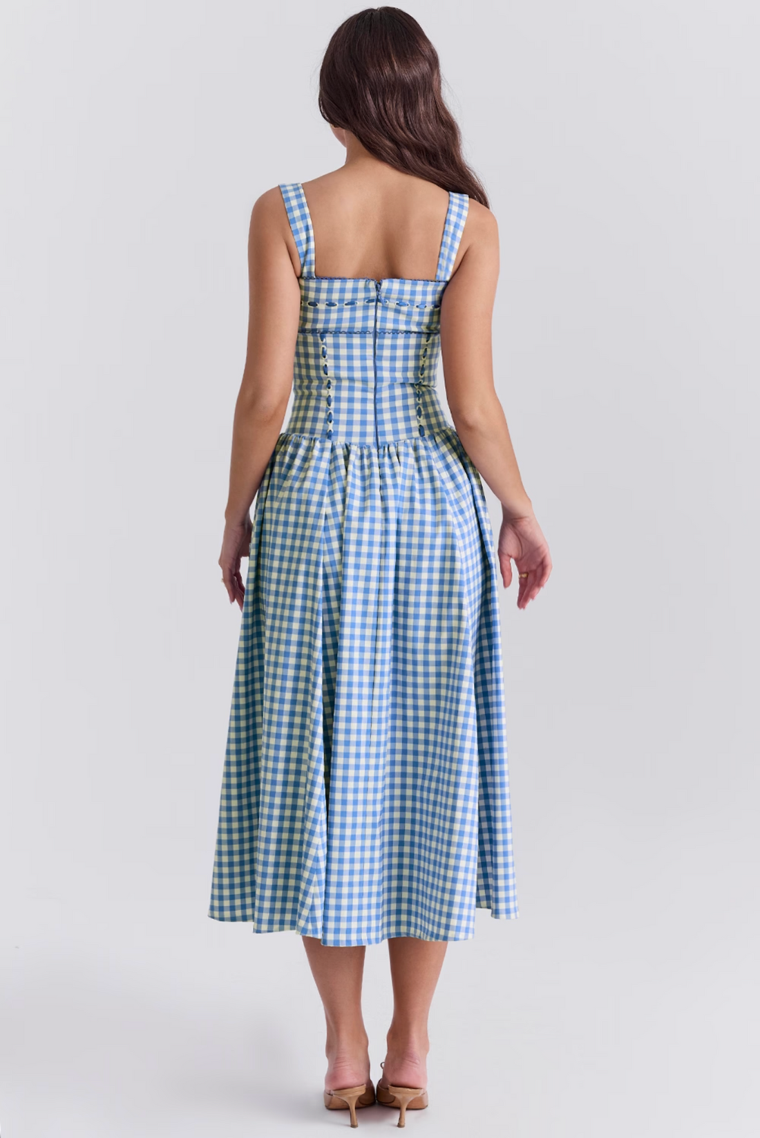 blaues sommerkleid für damen
