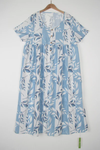 – blatttanz maxikleid