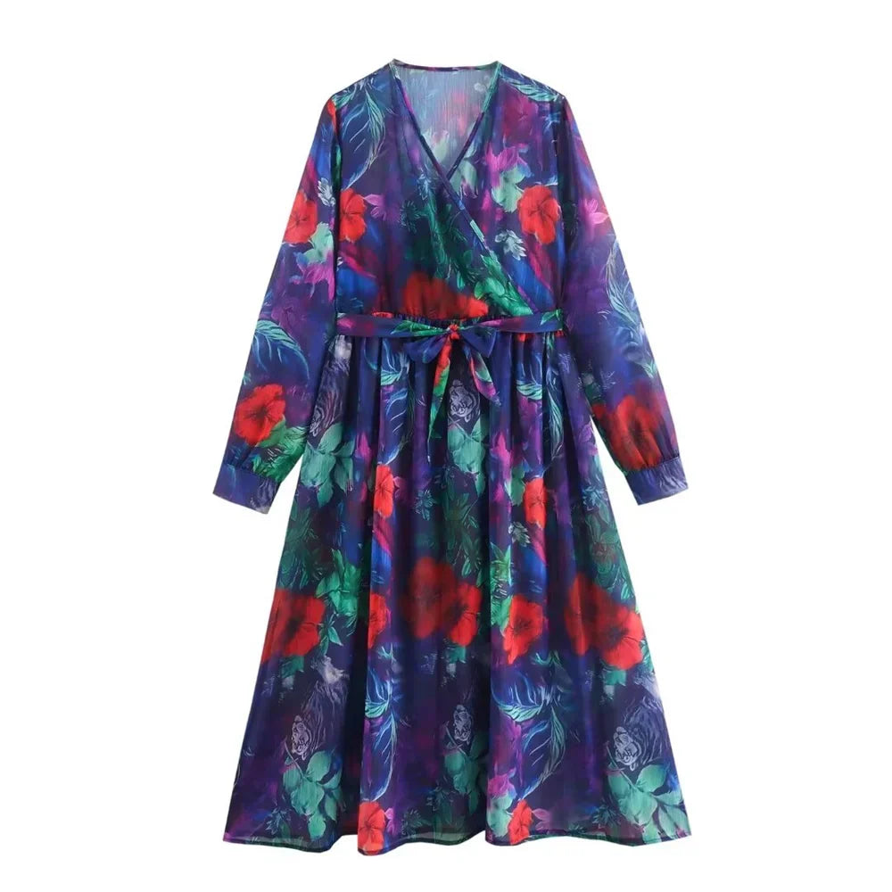 Merche - Kleid - Spitze - Locker - Blumen - Herbst