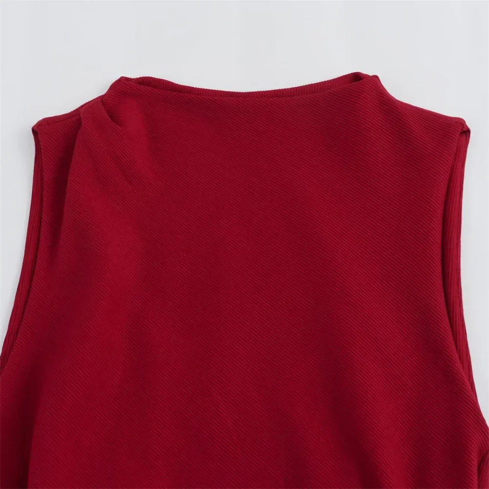 Merche - Kleid - Schmale Passform - Gefaltetes Garn - Sommer