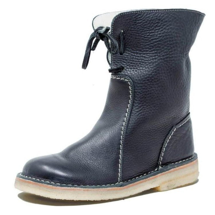 Damen wasserdichte Stiefel mit Wollfutter