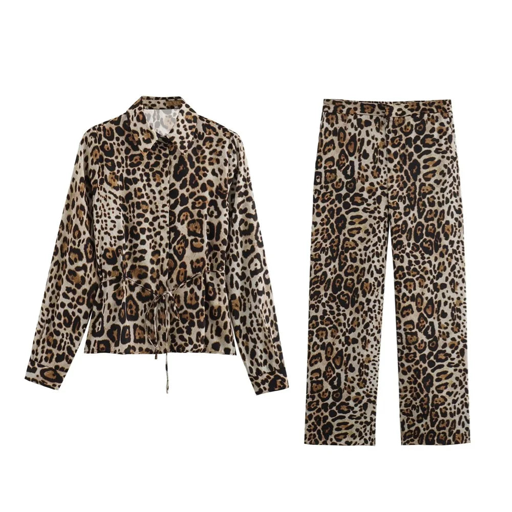 Merche - Shirt & Hosen Set - Tiermuster - Alle Jahreszeiten