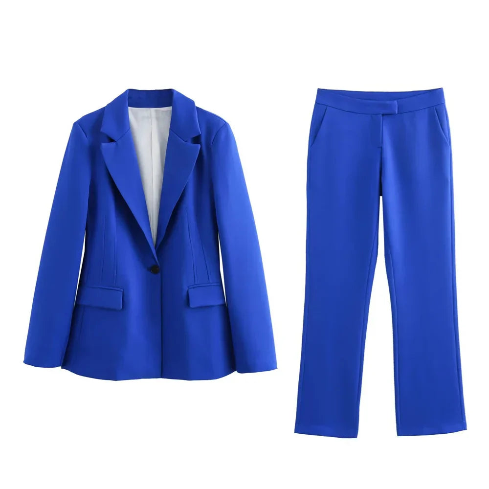 Merche - Slim Fit Anzugjacke & Schlaghose - Alle Jahreszeiten