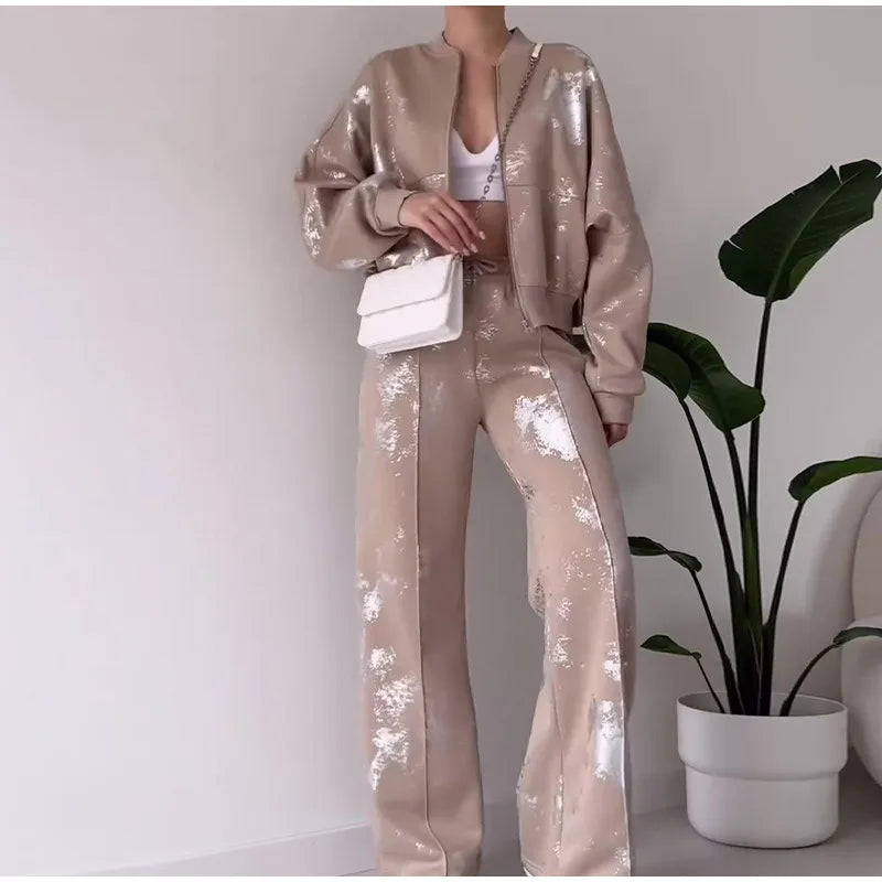 Merche Set im Alltagsstil mit bedrucktem Design