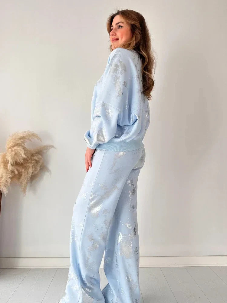 Merche Set im Alltagsstil mit bedrucktem Design